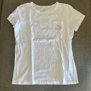 White Vineyard Vines Easter Tee